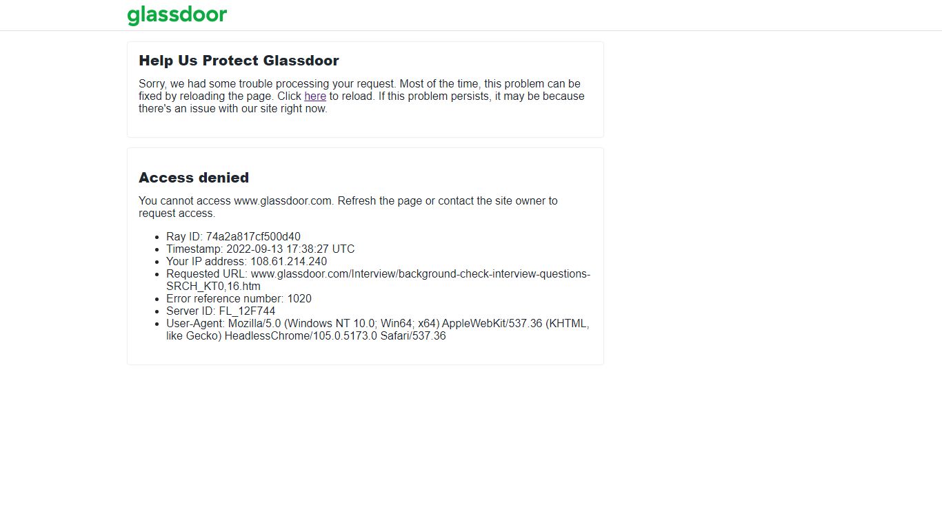 Background check Interview Questions | Glassdoor